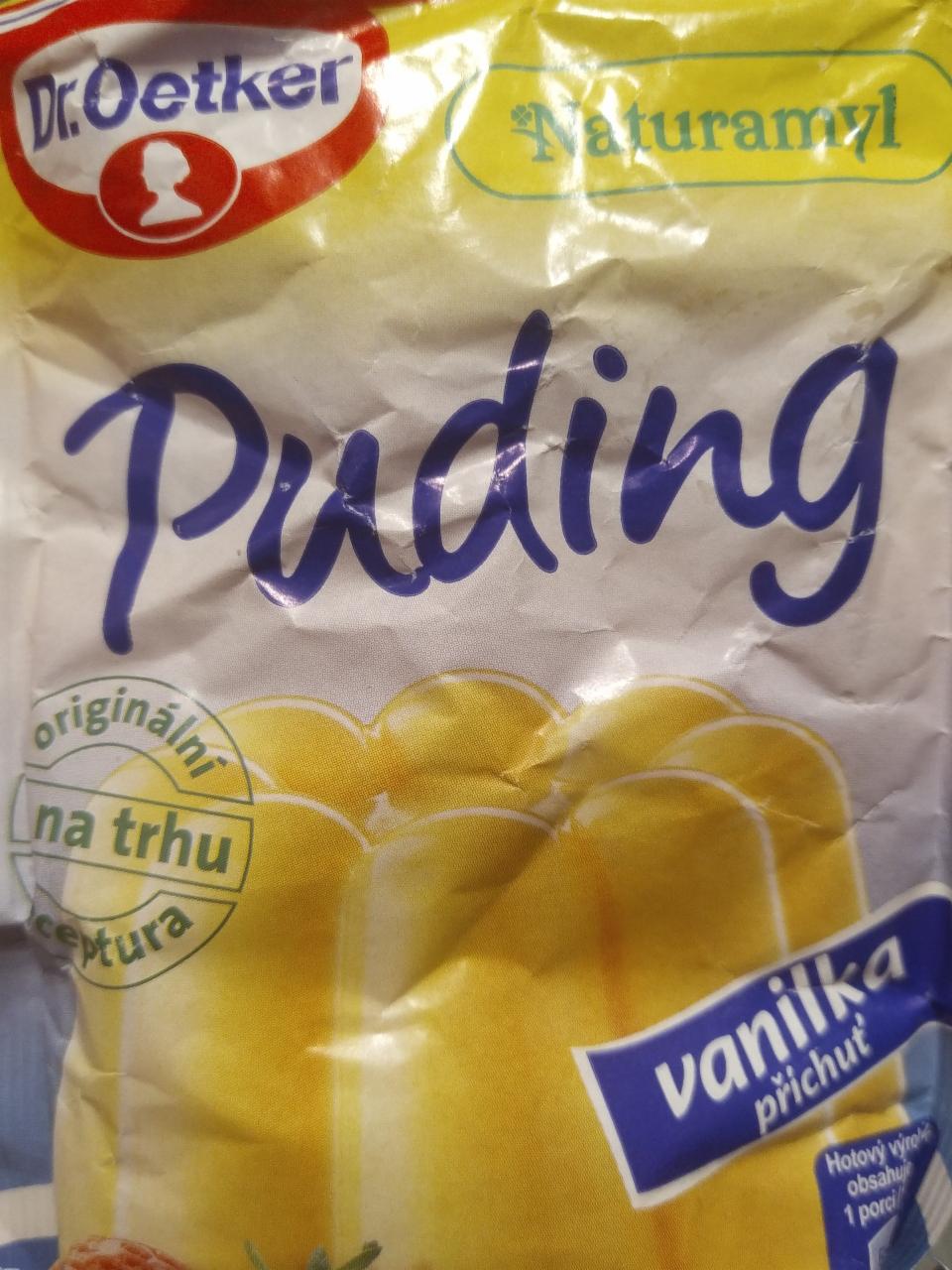 Fotografie - originál puding vanilka prášok Dr. Oetker