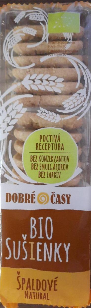 Fotografie - Dobré časy Špaldové Bio Sušienky Natural