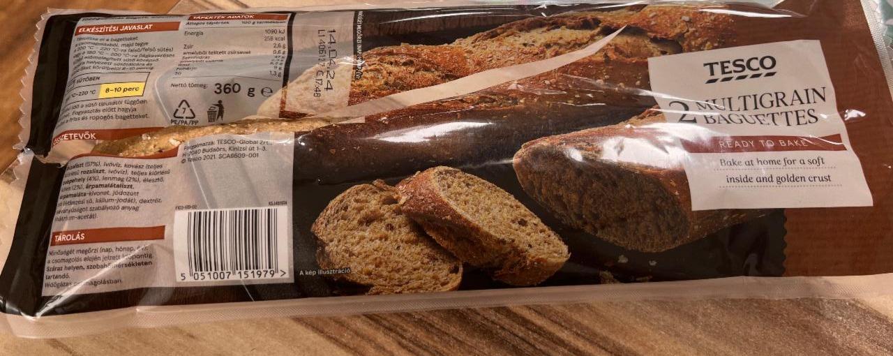 Fotografie - 2 Multigrain Baguettes Tesco