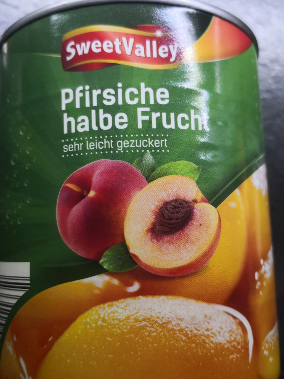 Fotografie - Pfirsiche halbe Frucht Hofer 