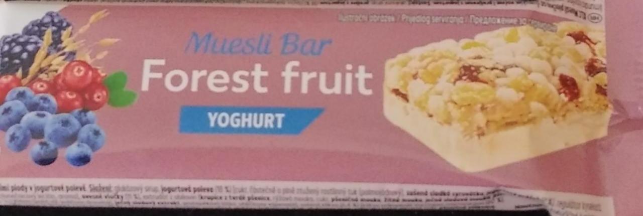 Fotografie - Muesli Bar Forest fruit yoghurt K-classic