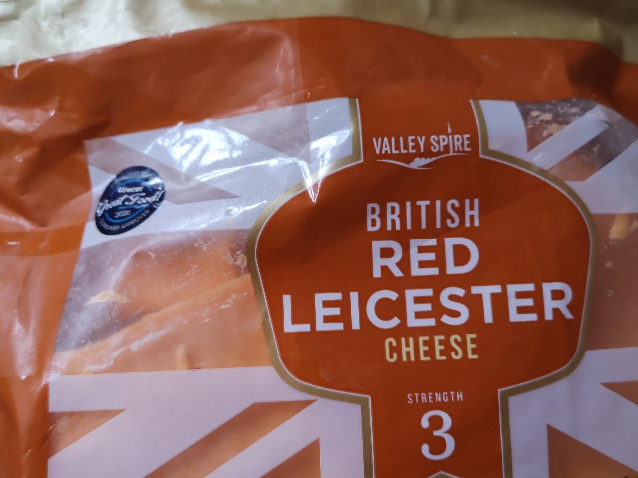 Fotografie - British Red Leicester Cheese Valley Spire