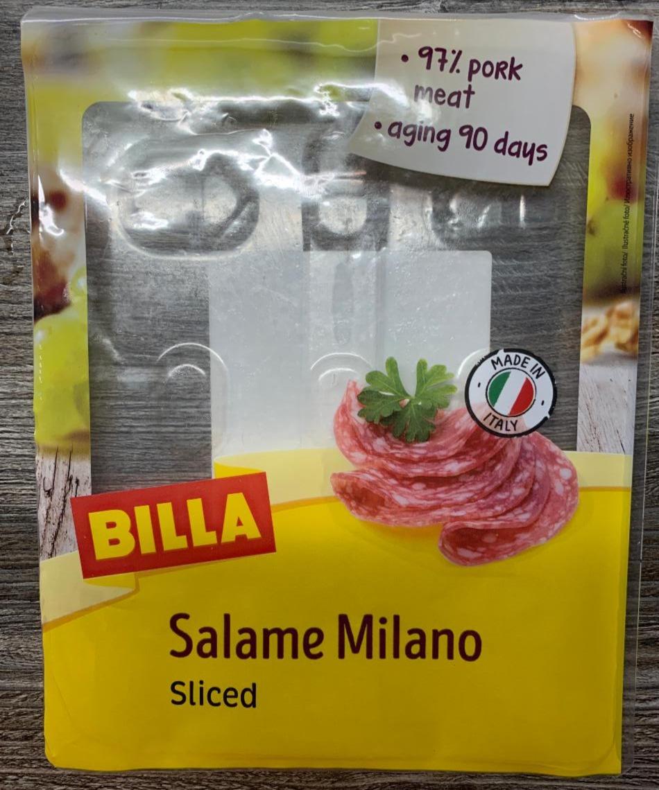 Fotografie - Salame Milano sliced Billa