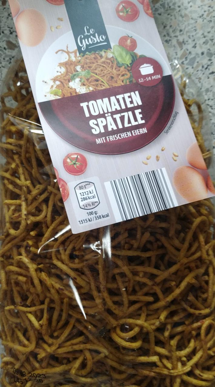 Fotografie - Tomaten Spätzle Le Gusto