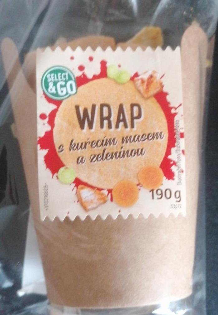 Fotografie - Wrap s kuracím mäsom a zeleninou Select & Go