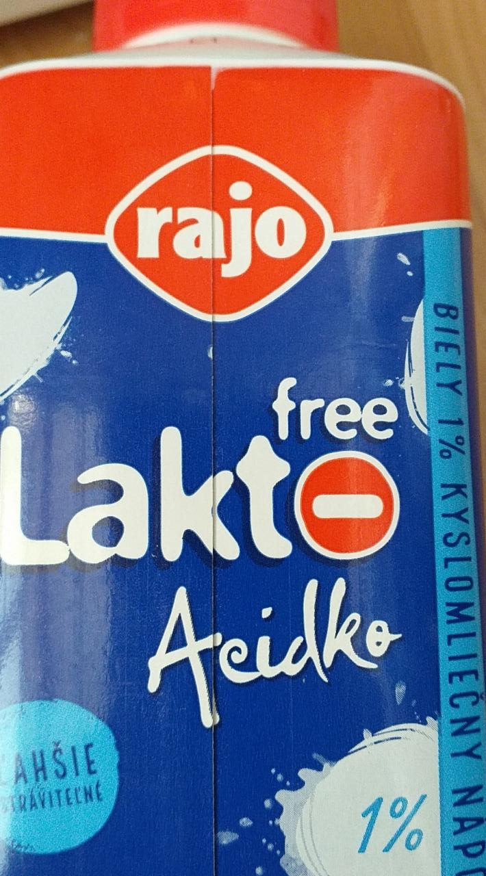 Fotografie - Acidko lacto free 1% RAJO