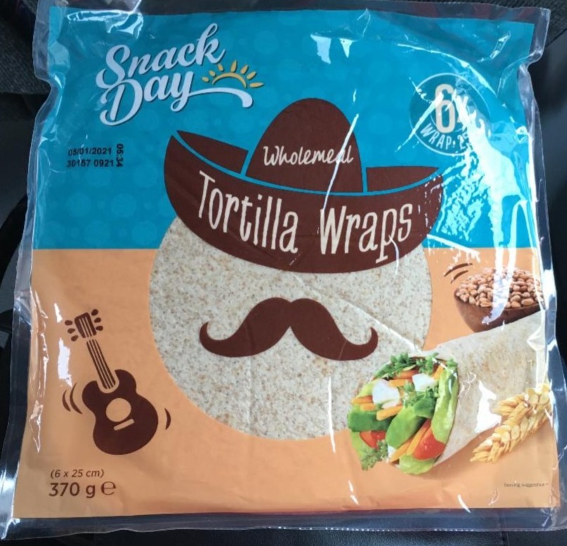 Fotografie - Tortilla Wraps wholemeal Snack Day