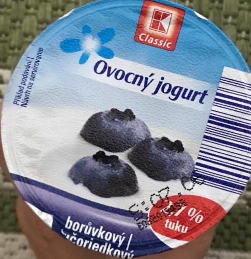 Fotografie - K-Classic Milblu Ovocný jogurt čučoriedkový 2,7%