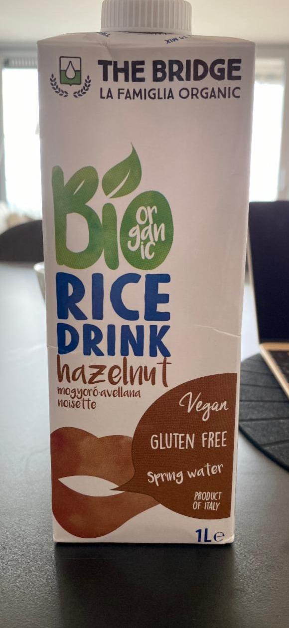 Fotografie - Rice drink hazelnut Bio Organic The Bridge