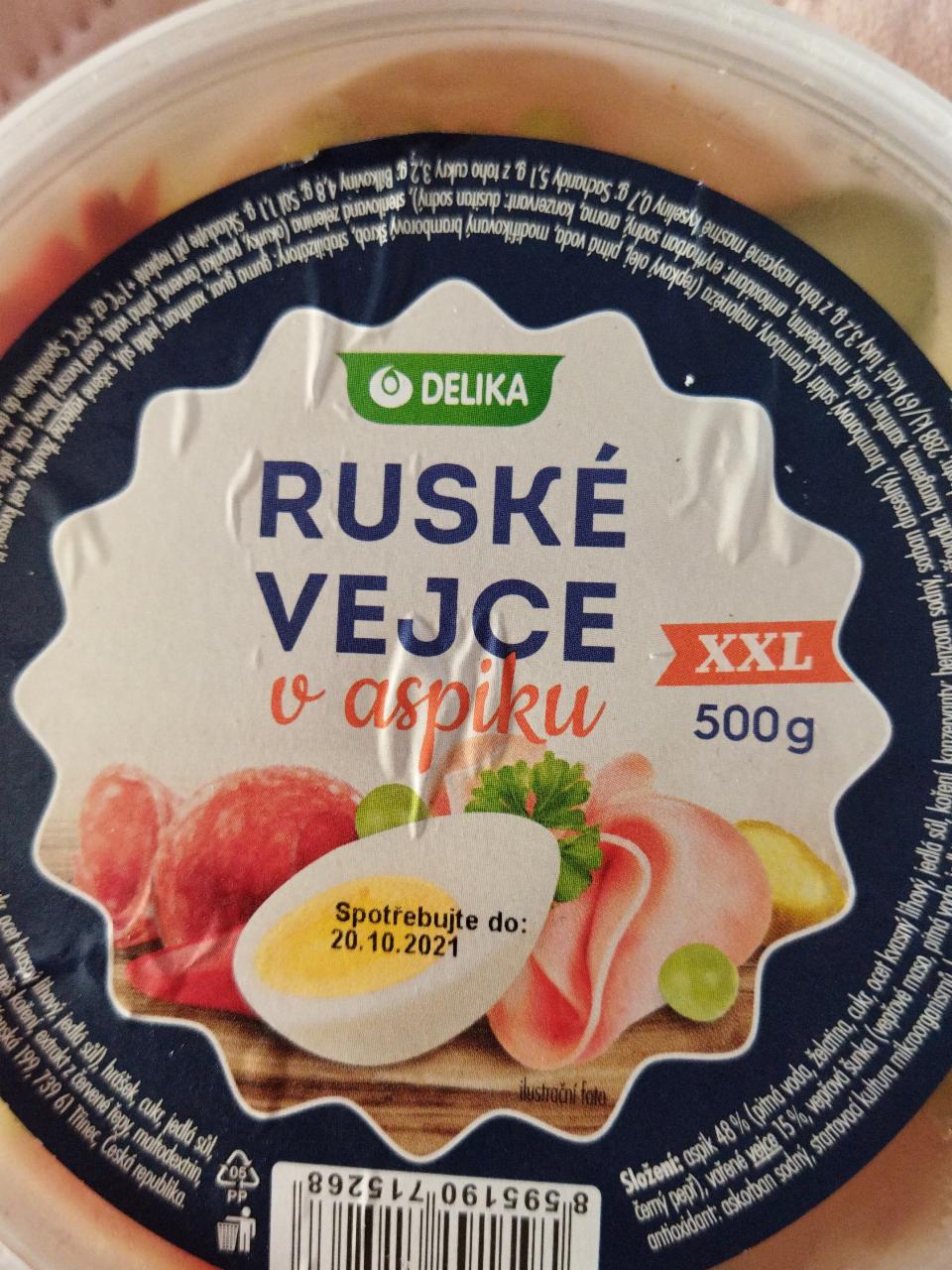 Fotografie - Ruské vejce v aspiku XXL Delika