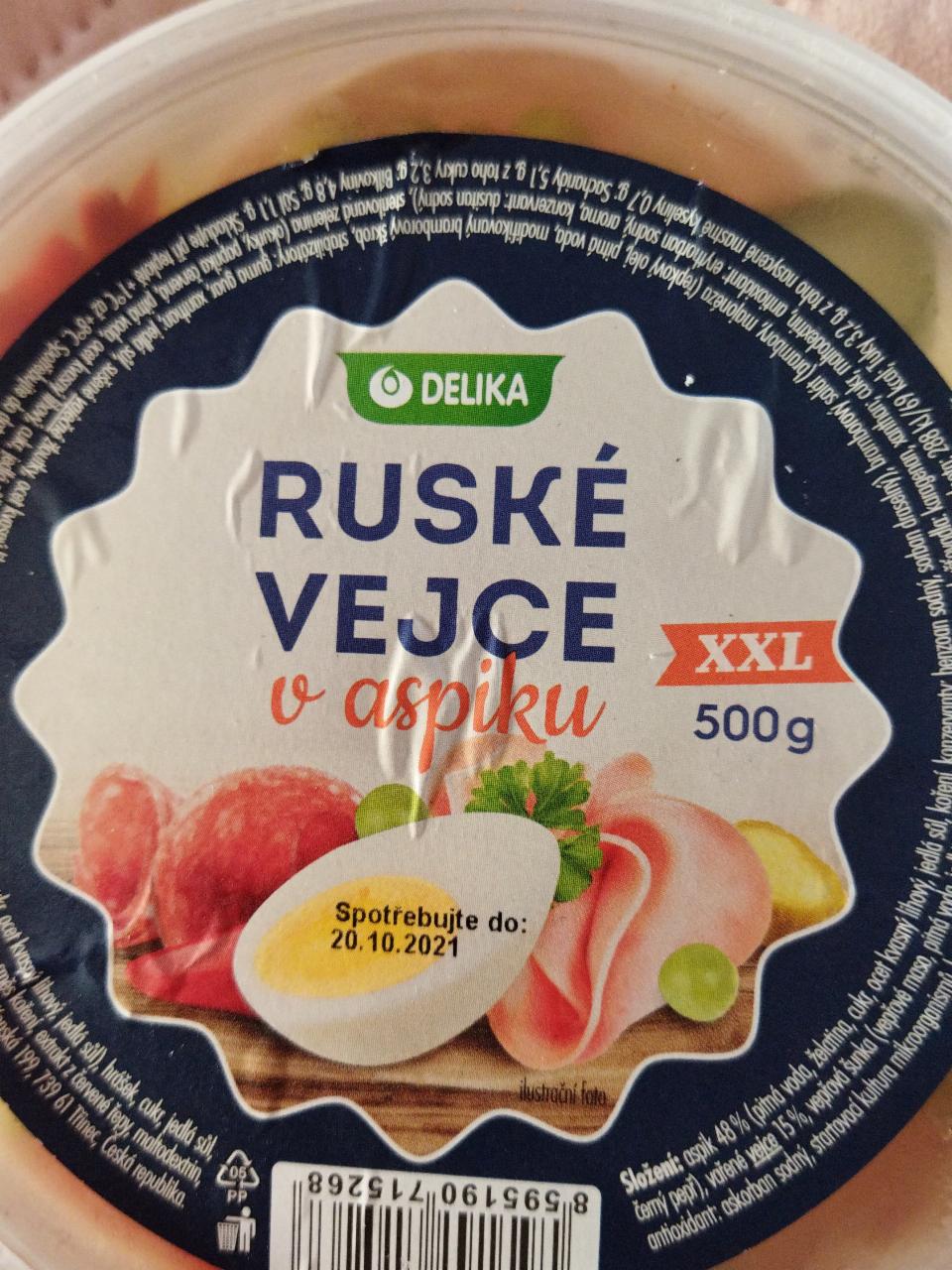 Fotografie - Ruské vejce v aspiku XXL Delika