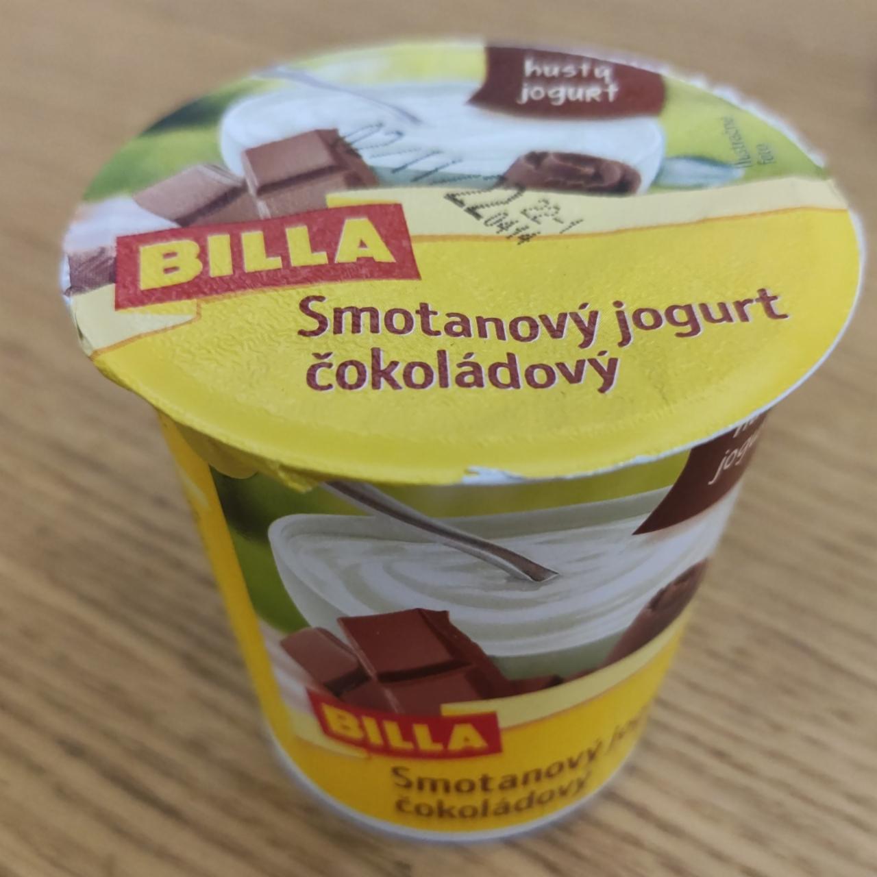 Fotografie - Smotanový jogurt čokoládový Billa