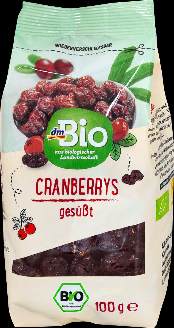 Fotografie - Cranberrys sladené dmBio