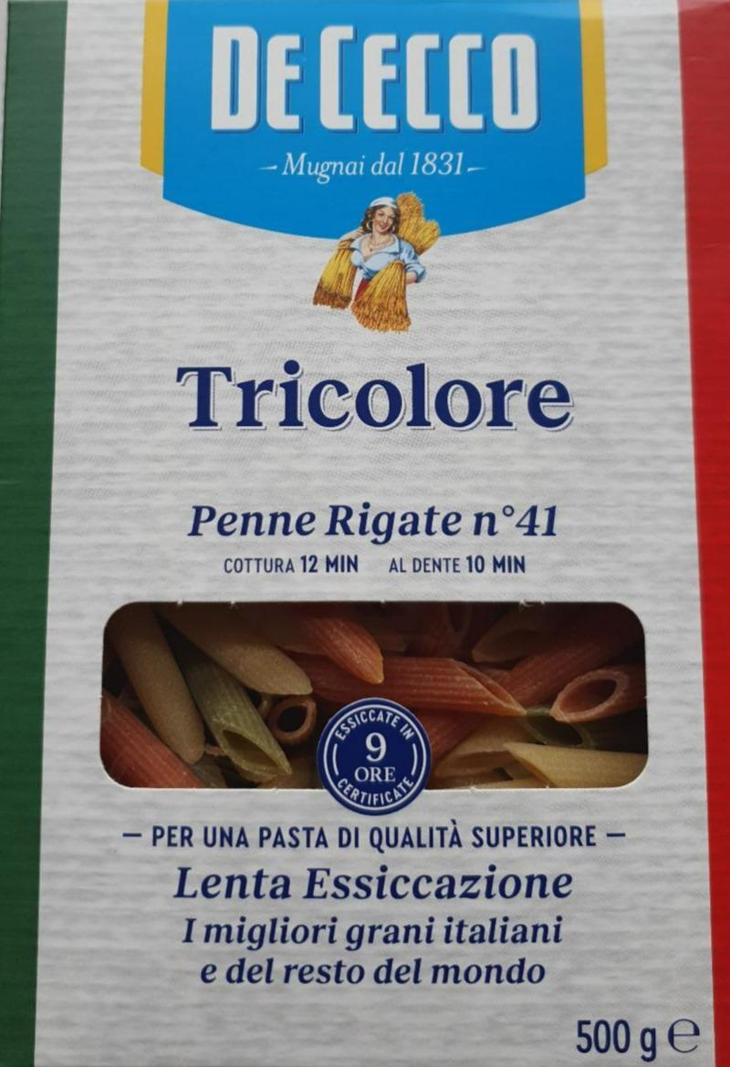 Fotografie - Tricolore Penne Rigate n°41 De Cecco