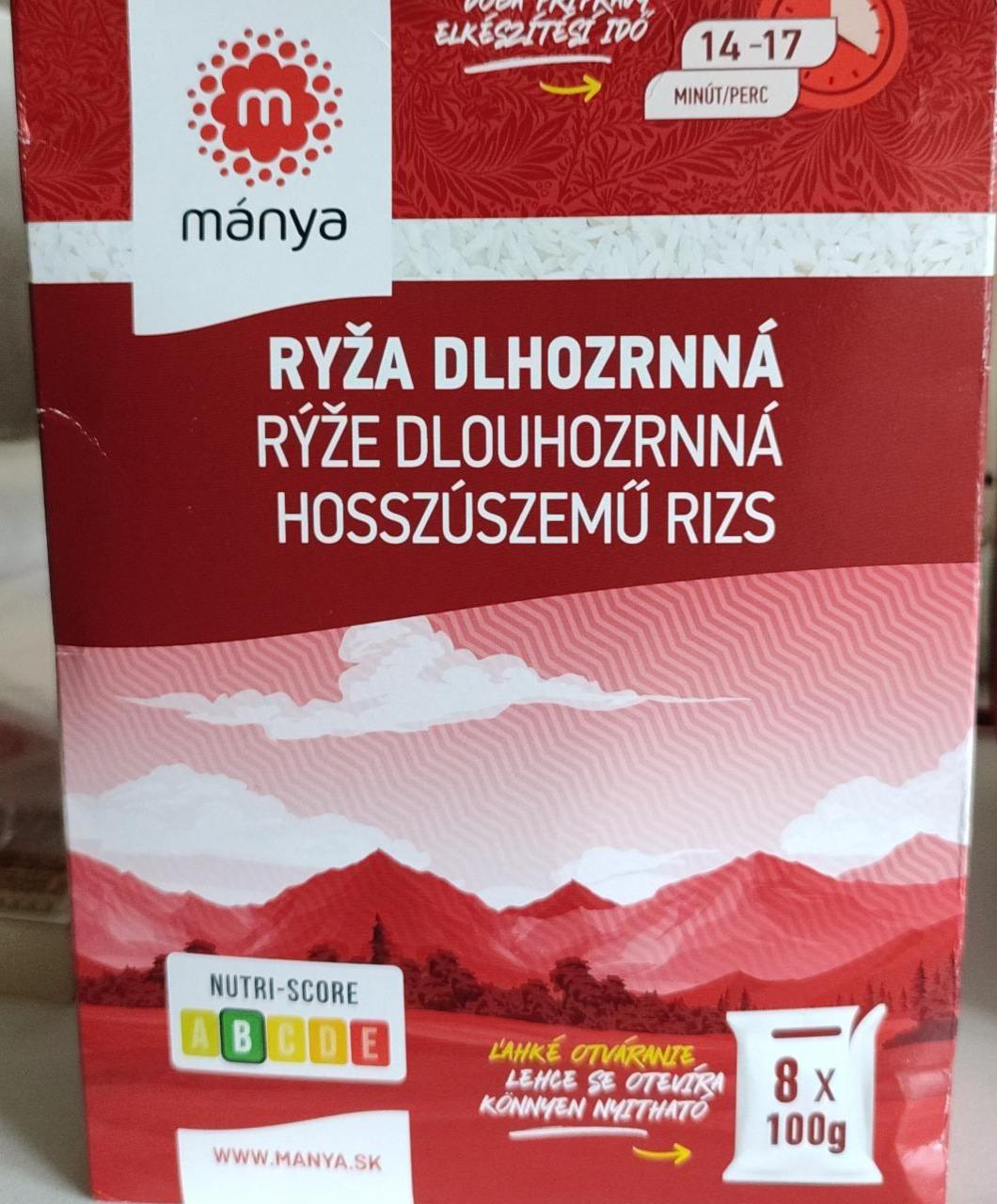 Fotografie - Ryža dlhozrnná Mánya