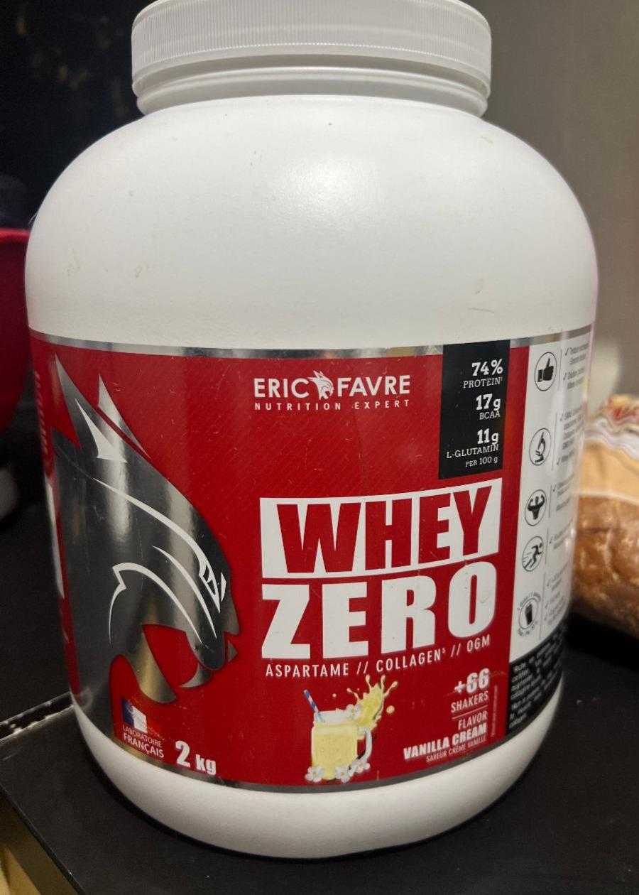 Fotografie - Whey Zero Vanilla Cream Eric Favre