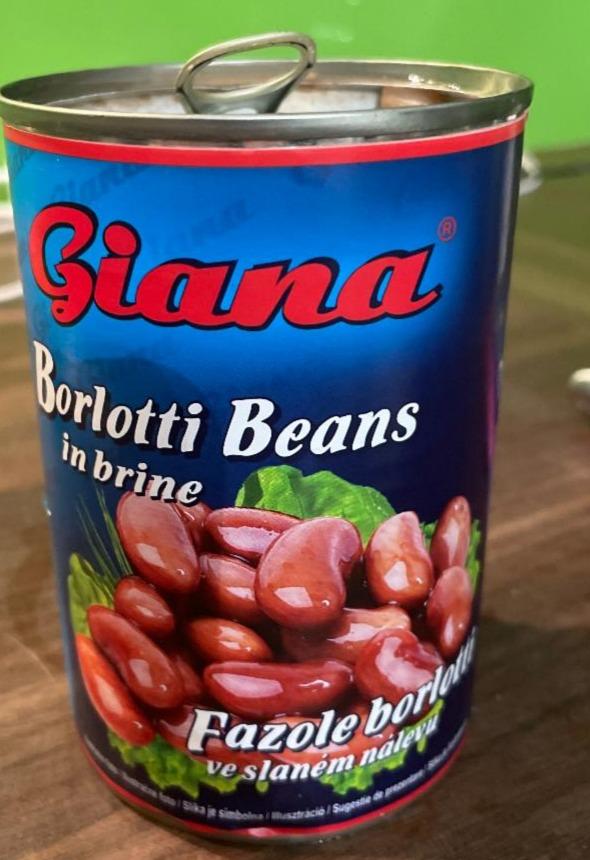 Fotografie - Borlotti beans in brine Giana