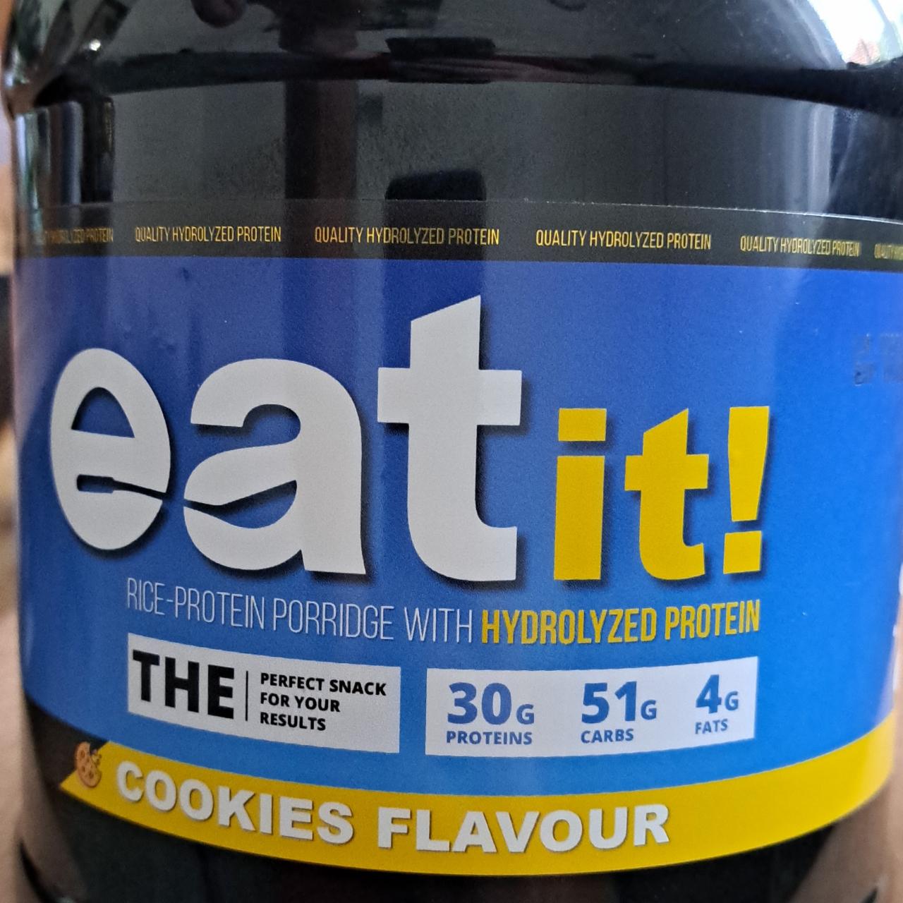 Fotografie - Rice-Protein Porridge with Hydrolyzed Protein Cookies Flavour Eatit!