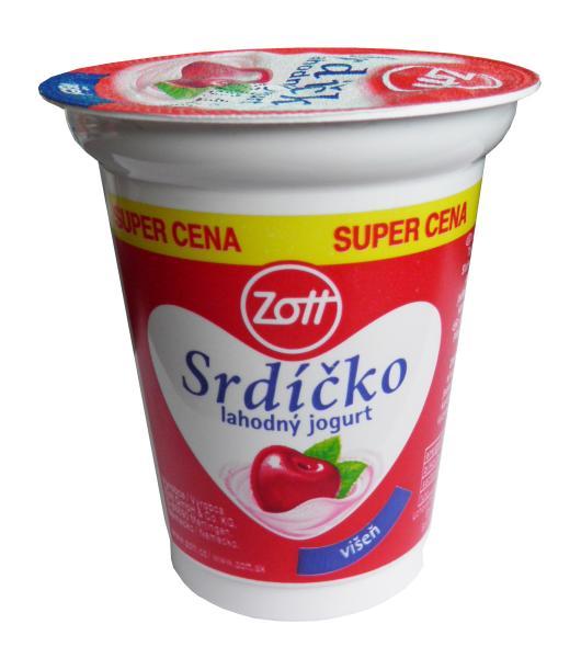 Fotografie - Srdíčko jogurt višeň Zott