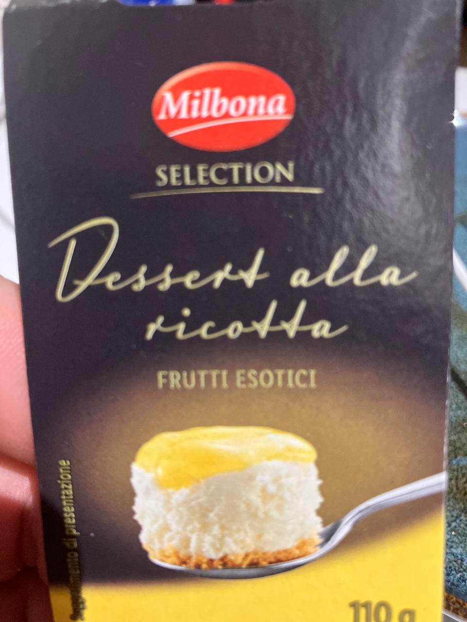 Fotografie - Dessert alla ricotta Frutti esotici Milbona
