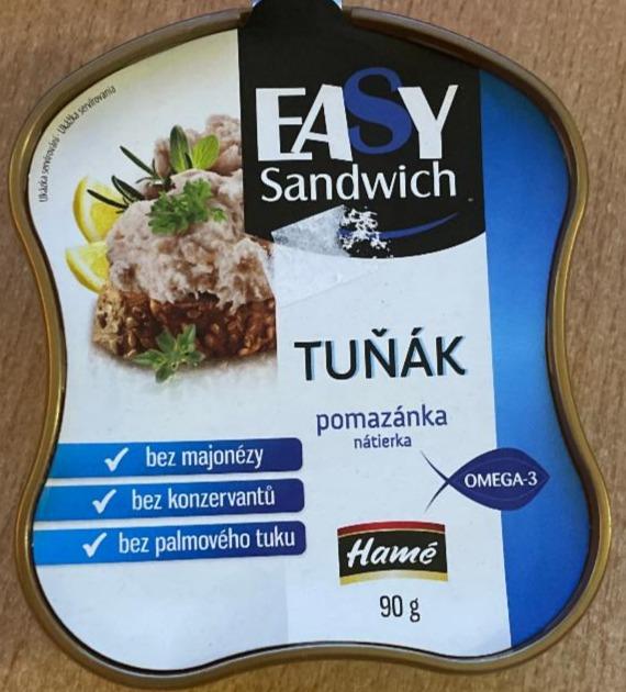 Fotografie - Tuňák pomazánka Easy Sandwich