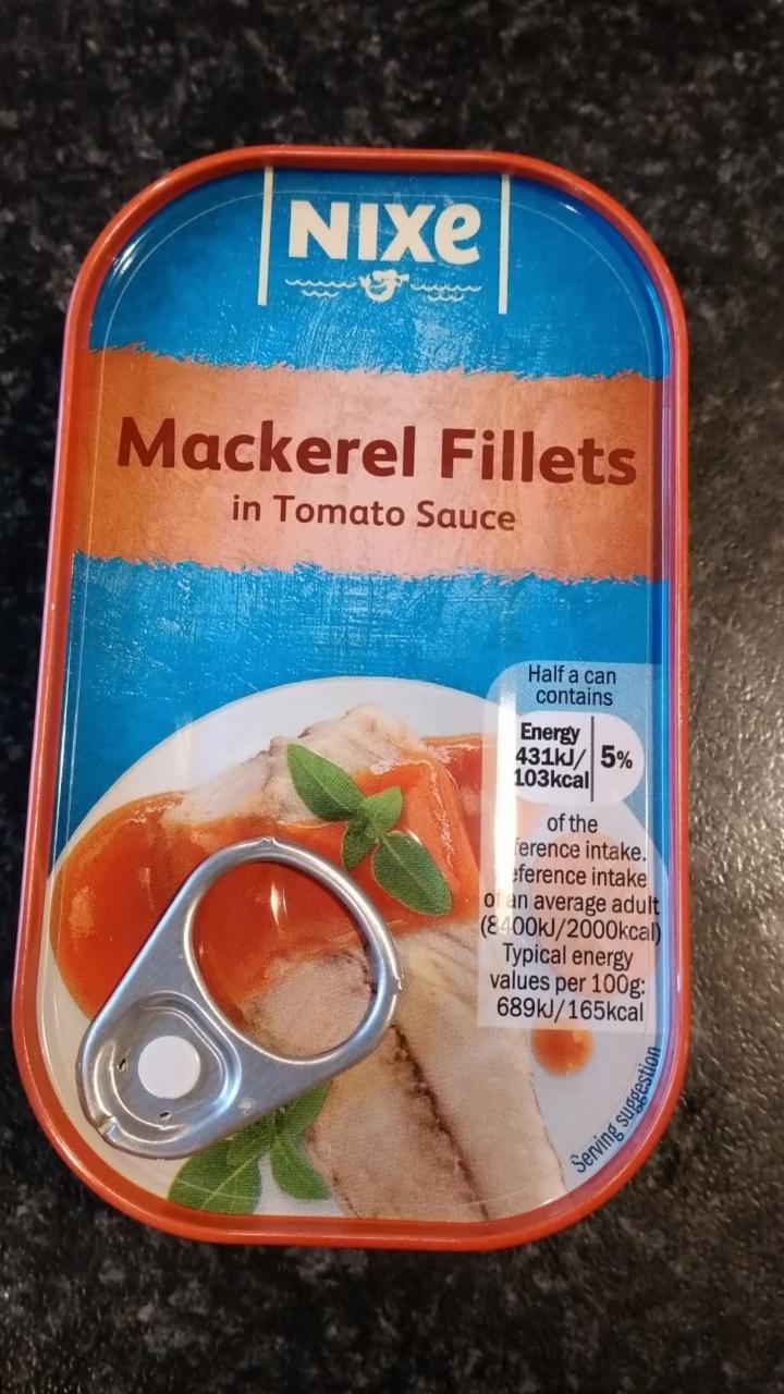 Fotografie - Mackerel Fillets in Tomato Sauce Nixe