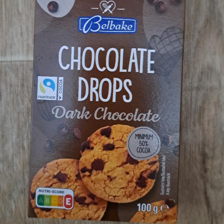 Fotografie - Dark chocolate drops Belbake