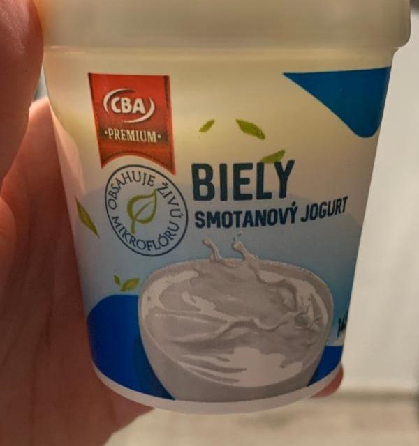 Fotografie - Biely Smotanový jogurt CBA Premium