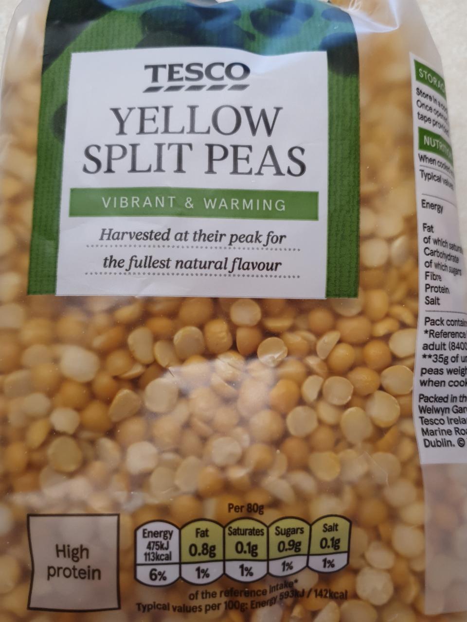 Fotografie - Yellow split peas Tesco