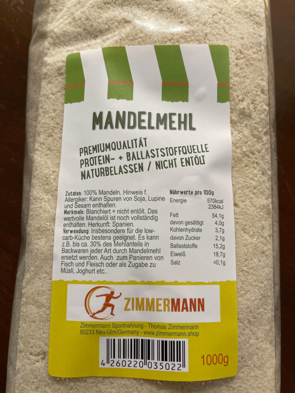 Fotografie - Mandelmehl Zimmermann