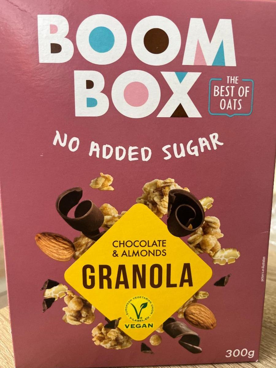 Fotografie - Granola Chocolate & Almonds Boom Box