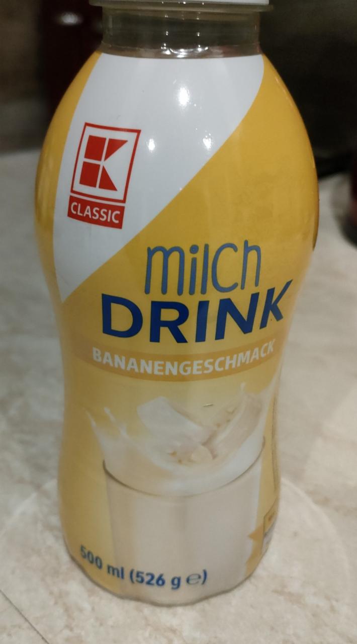 Fotografie - Milch drink bananengeschmack K-Classic