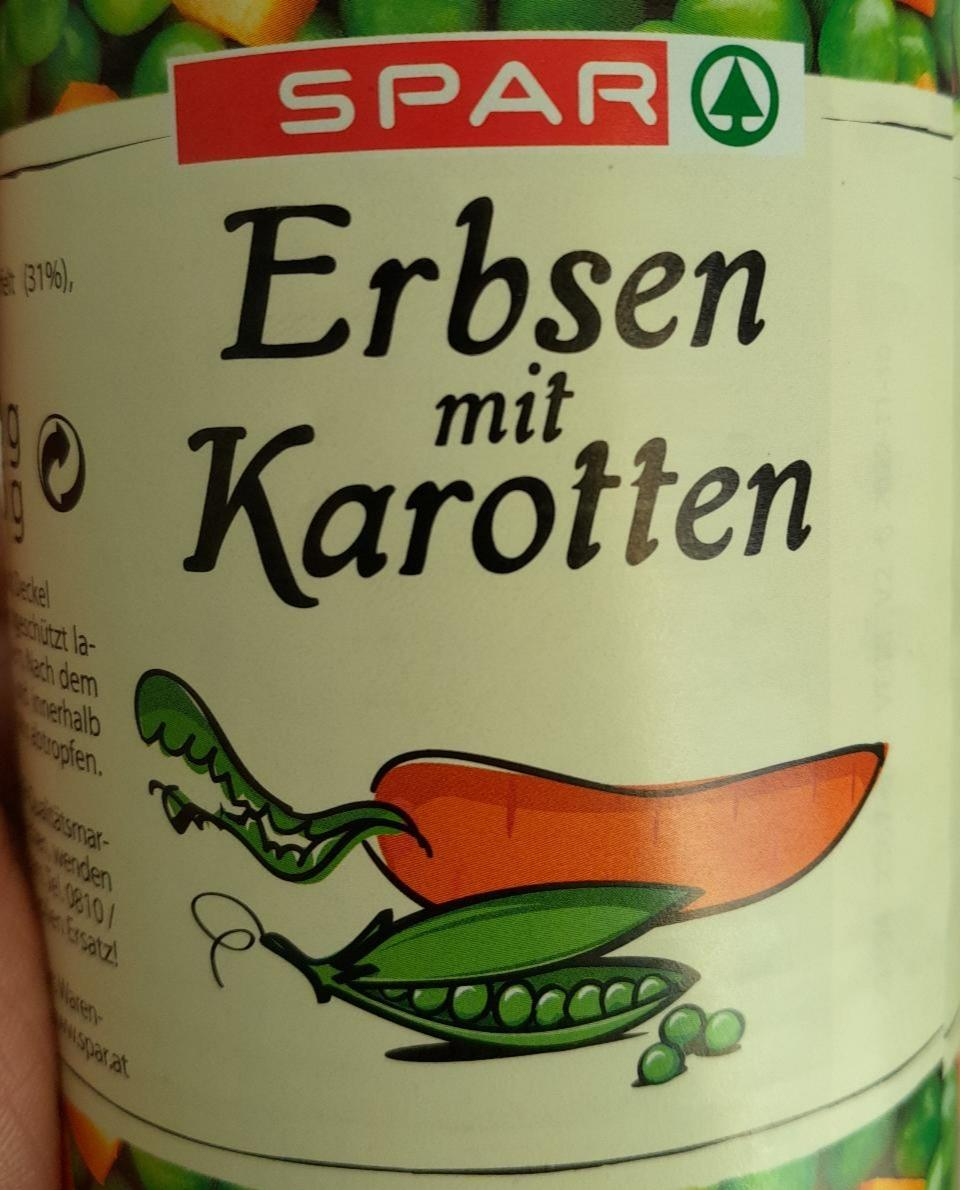 Fotografie - Erbsen mit karotten Spar