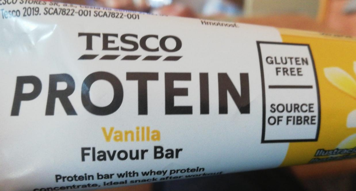 Fotografie - Protein Vanilla Flavour Bar Tesco