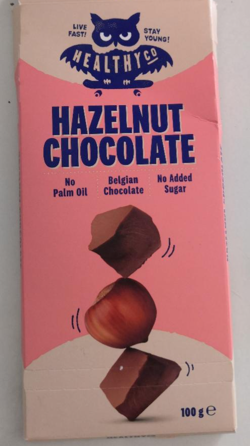 Fotografie - healthy co hazelnut chocolate