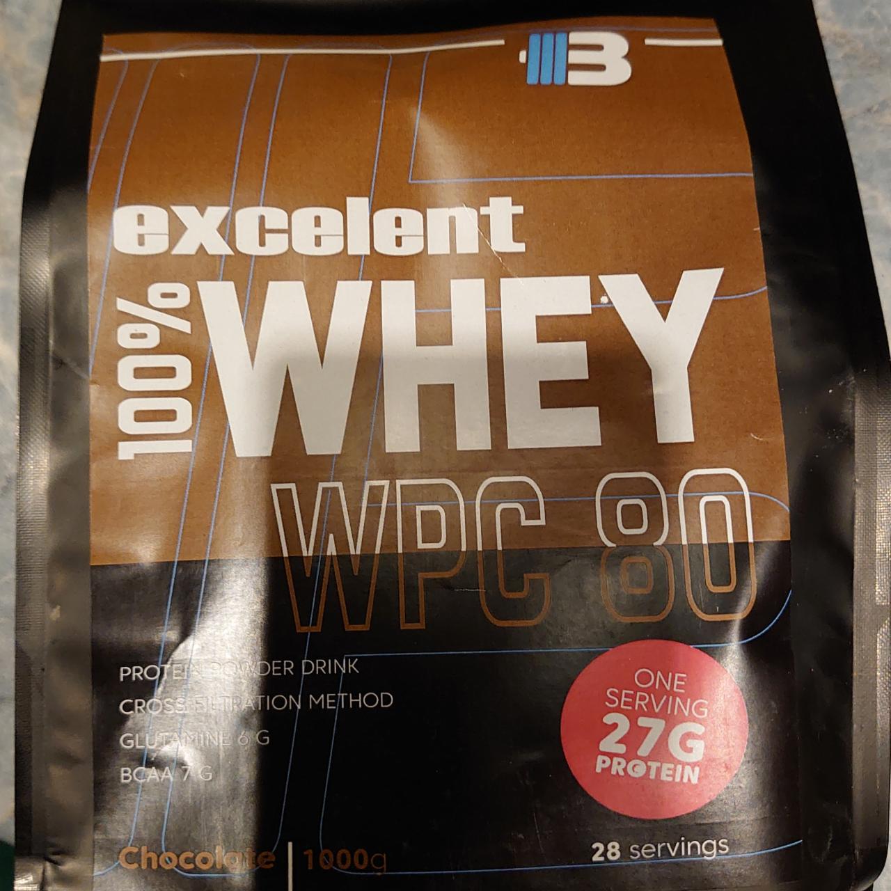 Fotografie - Excelent 100% Whey WPC 80 Chocolate