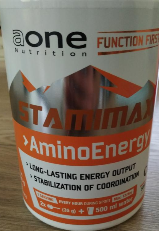 Fotografie - aone stamimax aminoenergy