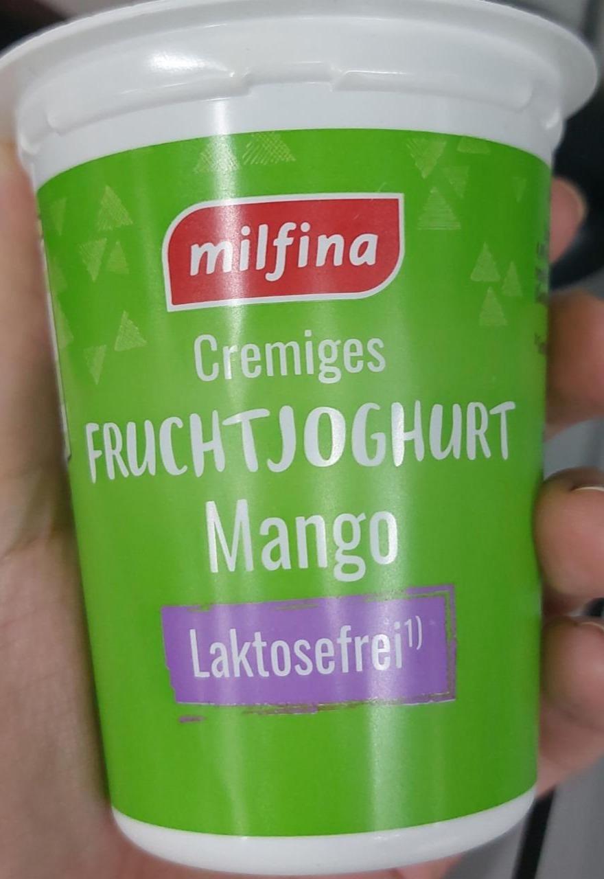 Fotografie - Fruchtjoghurt Mango Laktosefrei Milfina