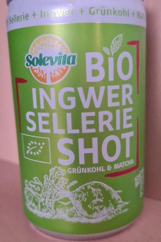 Fotografie - Bio Ingwer sellerie shot Solevita