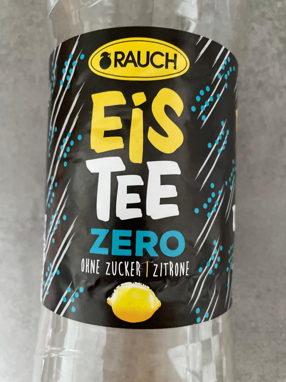 Fotografie - Ice Tea Zero ohne zucker Lemon RAUCH