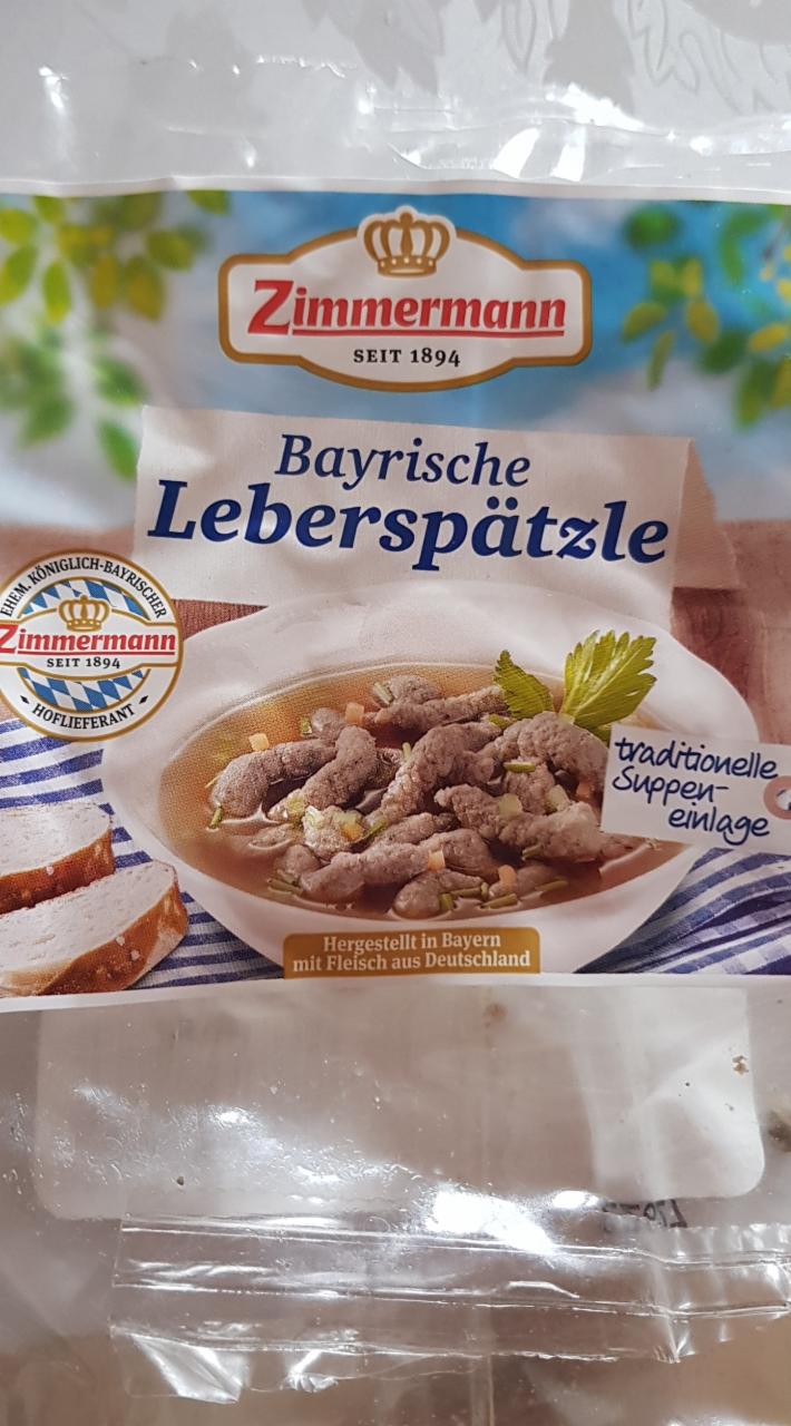 Fotografie - Bayrische Leberspätzle