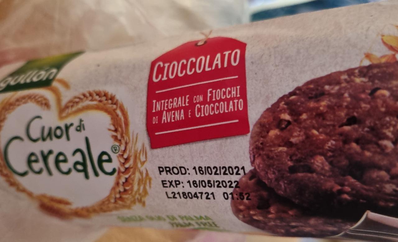 Fotografie - Cuor di Cereale Cioccolato Integrale con Fiocchi Gullón