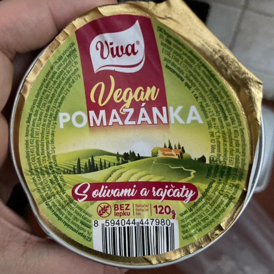 Fotografie - Vegan pomazanka s olivami a rajcaty Viva