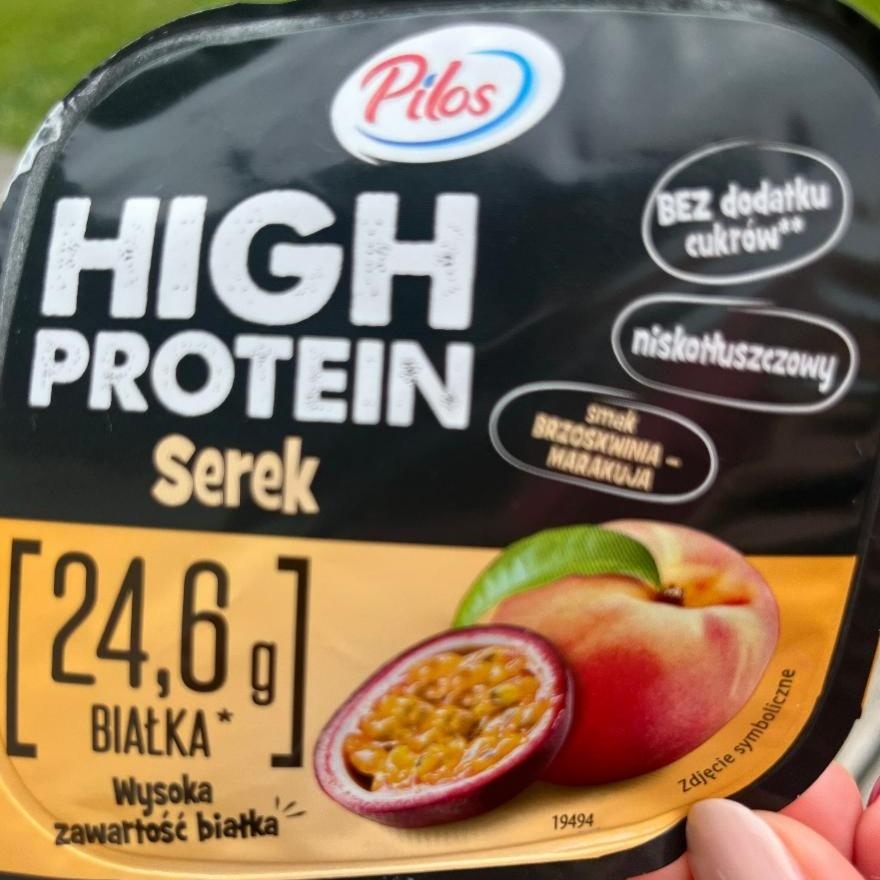 Fotografie - High Protein Peach-passion fruit Quark Pilos