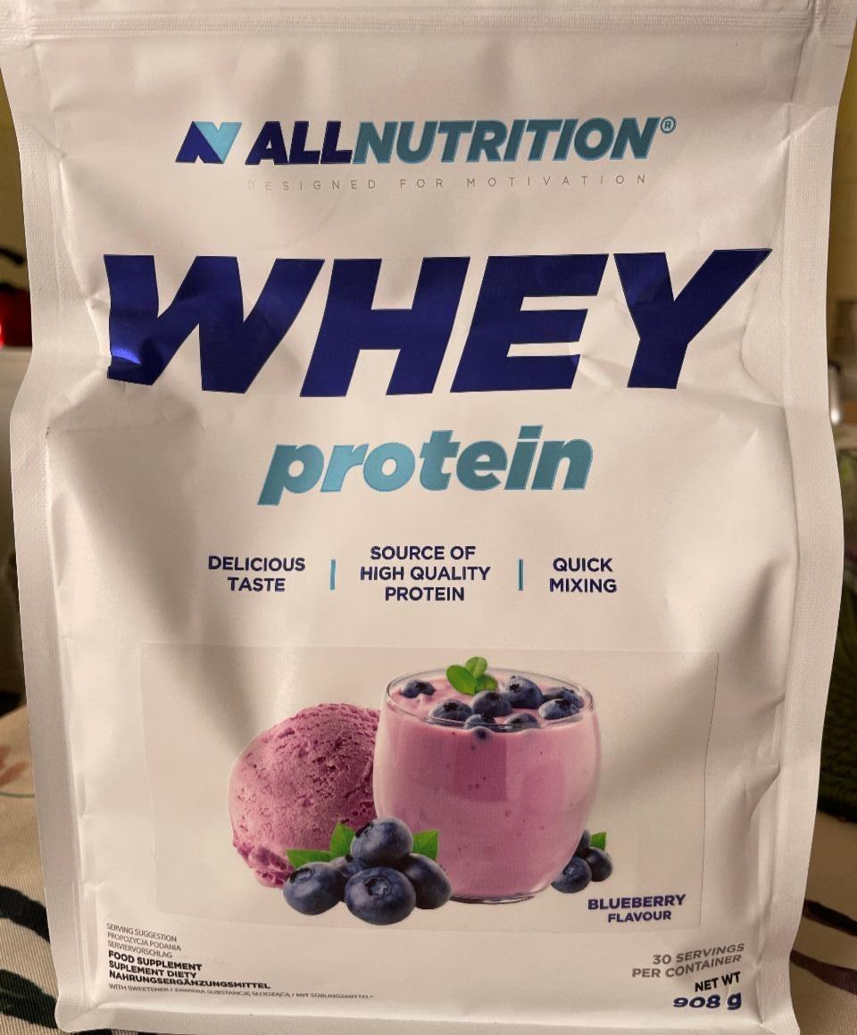 Fotografie - Whey protein Blueberry Allnutrition