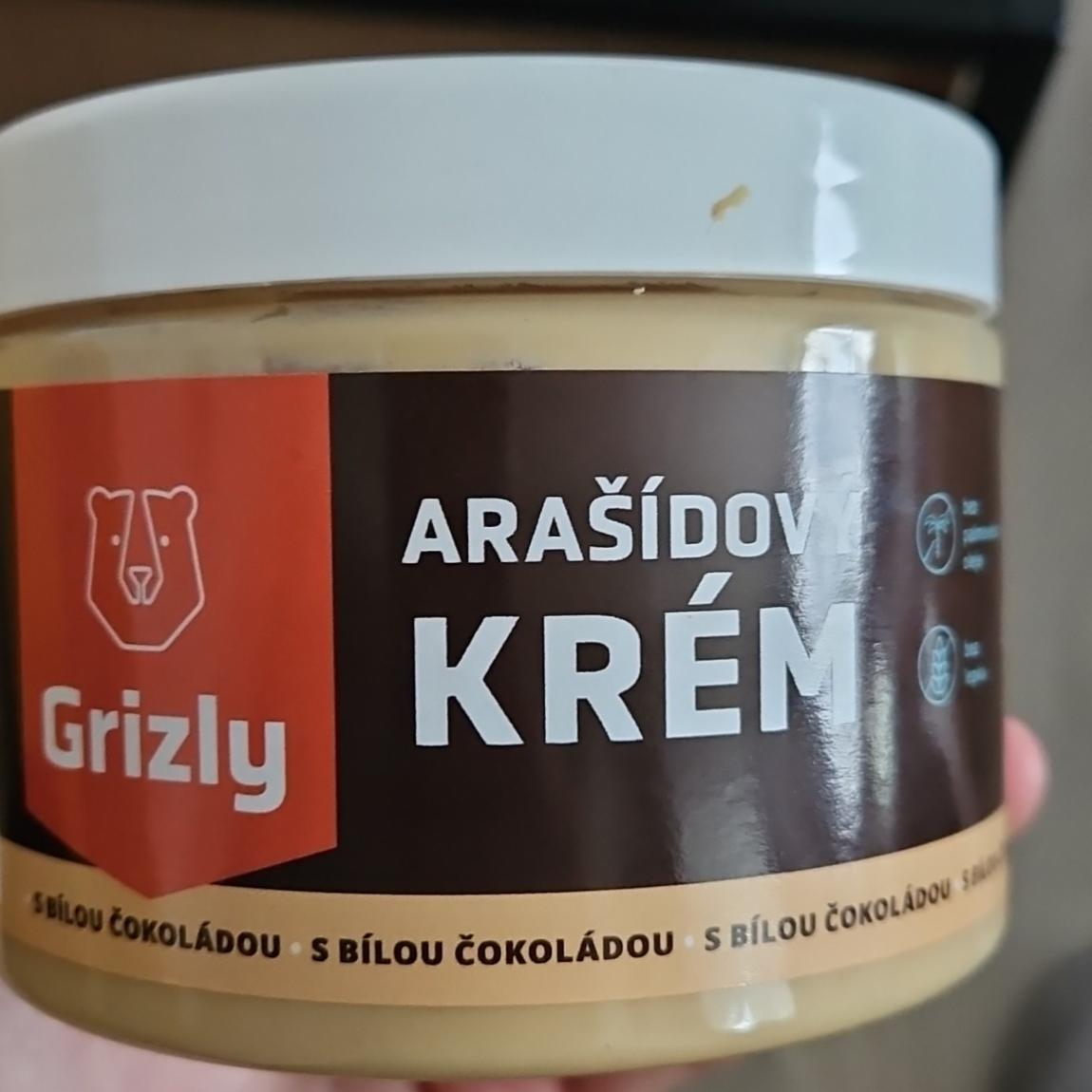 Fotografie - Arašídový krém s bílou čokoládou Grizly