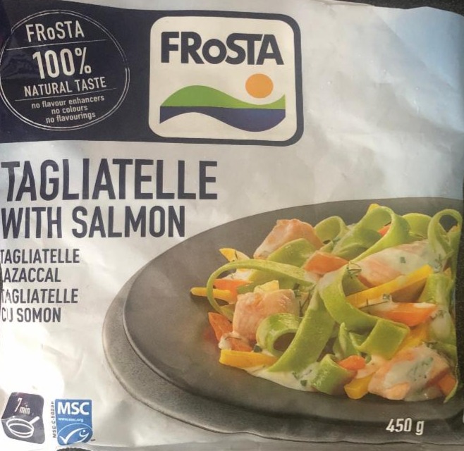 Fotografie - tagliatelle with salmon