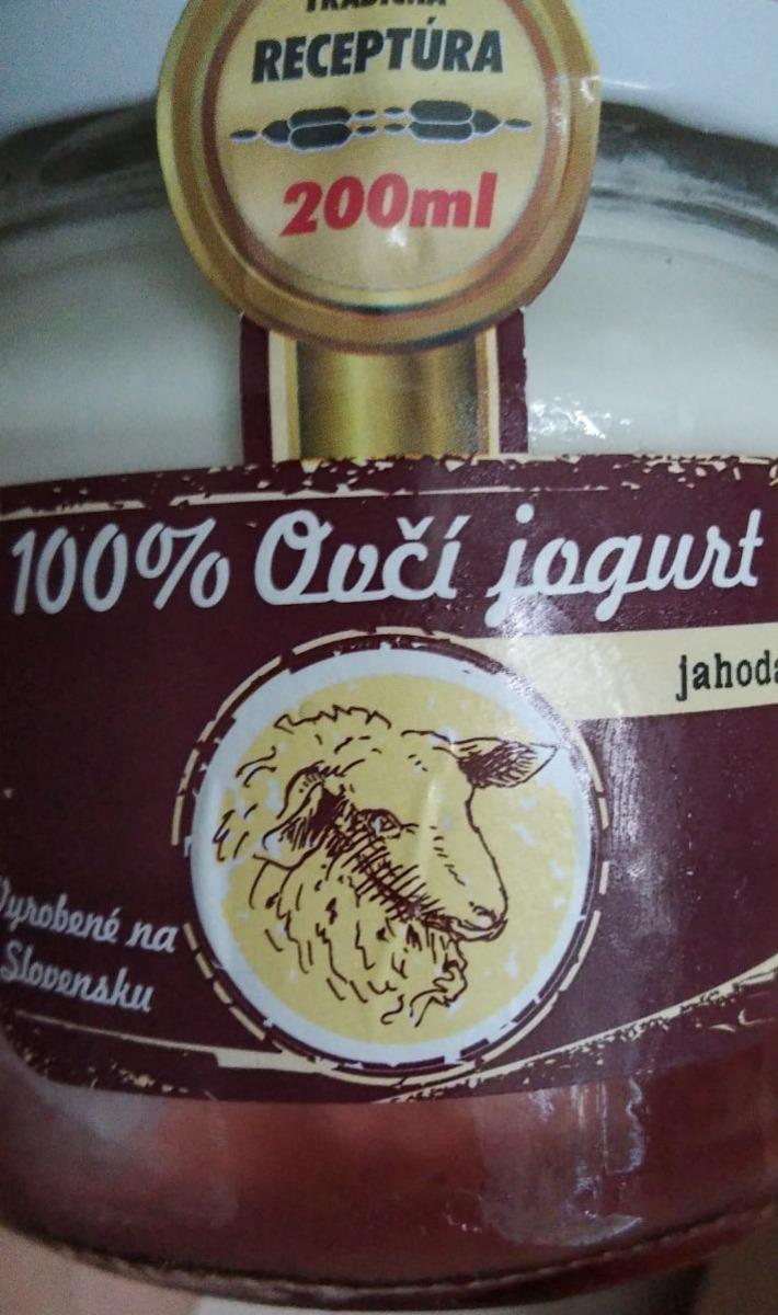 Fotografie - 100% ovčí jogurt jahoda