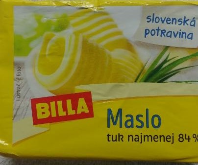 Fotografie - Maslo tuk najmenej 84% Billa