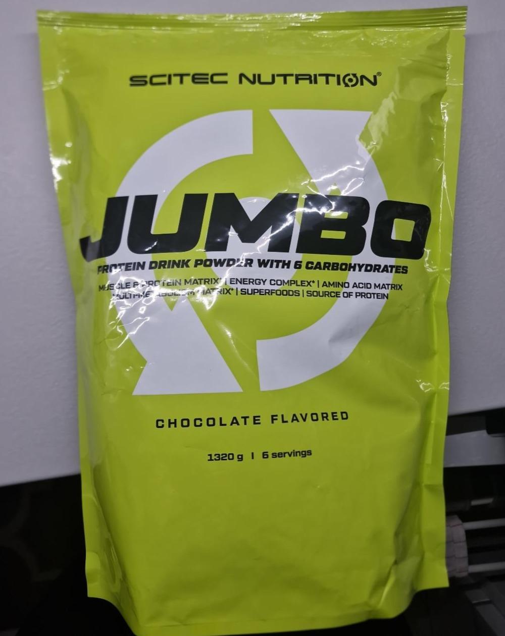 Fotografie - Jumbo protein drink powder Chocolate flavored Scitec Nutrition